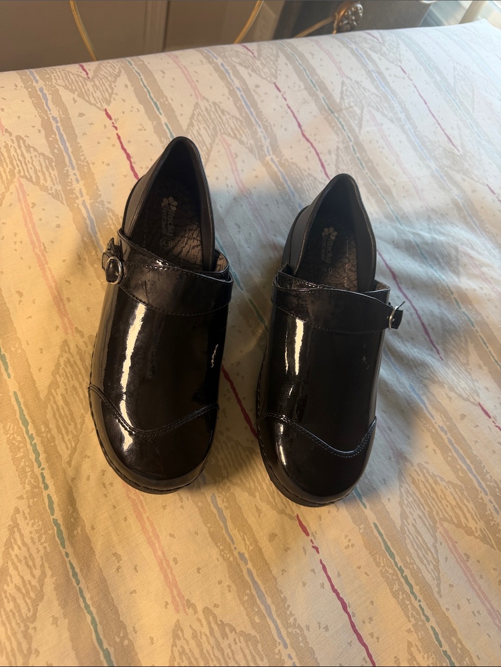Rocky Black Patent Mary Jane Dress Shoes